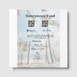 Libro De Visitas Honeymoon fund venomo paypal donation Q R couple