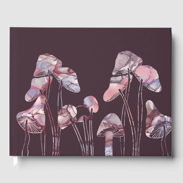 Libro De Visitas Hongos de tinta morada (Anverso)