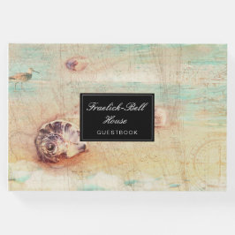 Libro De Visitas Hospitalidad Beach Shell Collage