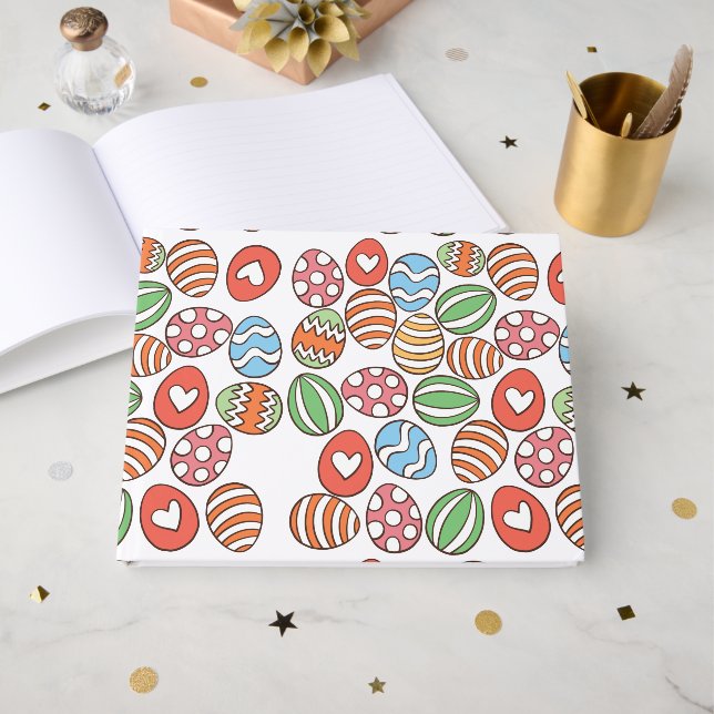 Libro De Visitas Huevos de Pascua (Anverso Abierto)