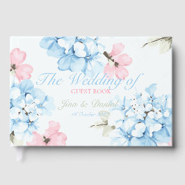 Libro De Visitas Hydrangeas Floración Pastel