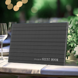 Libro De Visitas ID1090 del Boda blanco y negro a medida