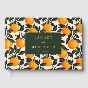 Libro De Visitas Ilustración Botánica de Naranja Alegre
