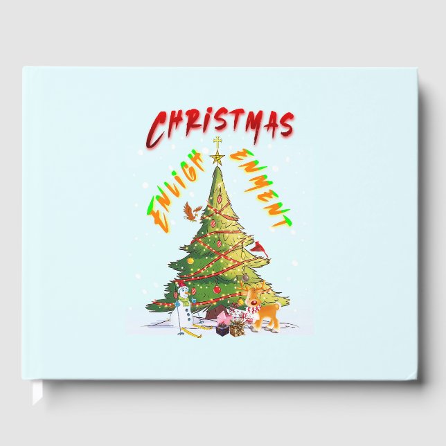 Libro De Visitas Ilustración de navidades (Anverso)