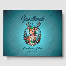 Libro De Visitas Ilustracion de Navidades alegres e invitantes