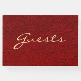 Libro De Visitas Impresión personalizada de terciopelo real de lujo