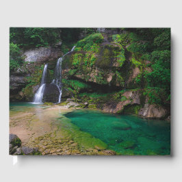 Libro De Visitas Impresionante cascada Virje, Poster de Eslovenia