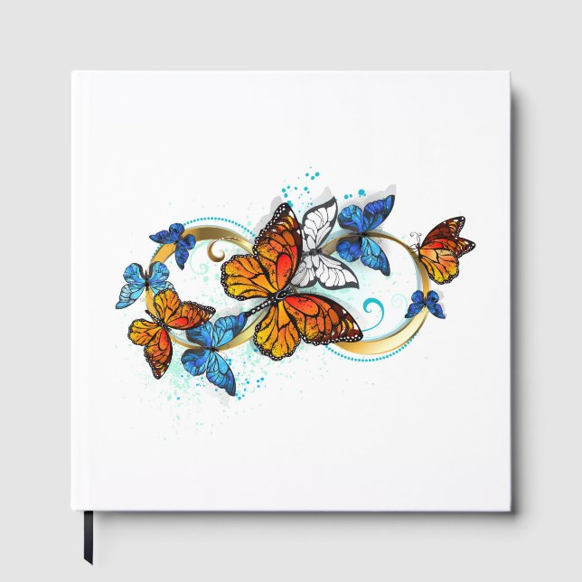 Libro De Visitas Infinity of Monarch Butterflies (Anverso)