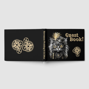 Libro De Visitas Información impresionante de gato steampunk