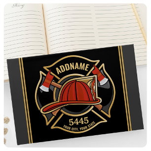 Libro De Visitas Insignia del Departamento de la Estación de Bomber