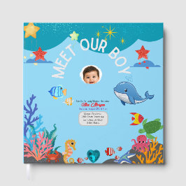Libro De Visitas Invitación de Baby Shower para Conocer a Nuestro N