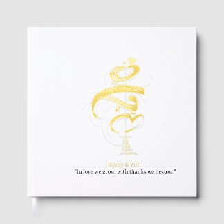 Libro De Visitas Invitación de boda minimalista Japandi MAHABAH amo