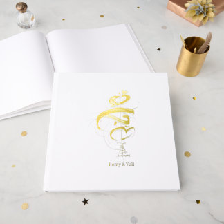 Libro De Visitas Invitación de boda minimalista Japandi MAHABAH amo