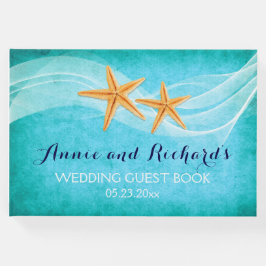 Libro De Visitas Invitado de boda de la playa de Starfish