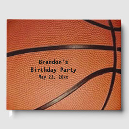 Libro De Visitas Invitado de diseño de baloncesto