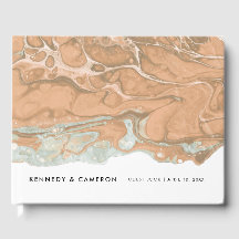 Invitado de mármol Minimalista de Terracotta Peach