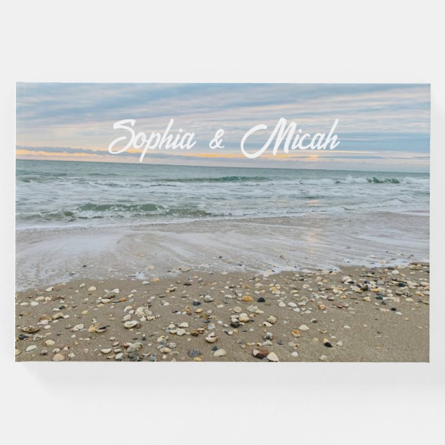 Libro De Visitas Invitado de Shell Beach Sunrise (Anverso)