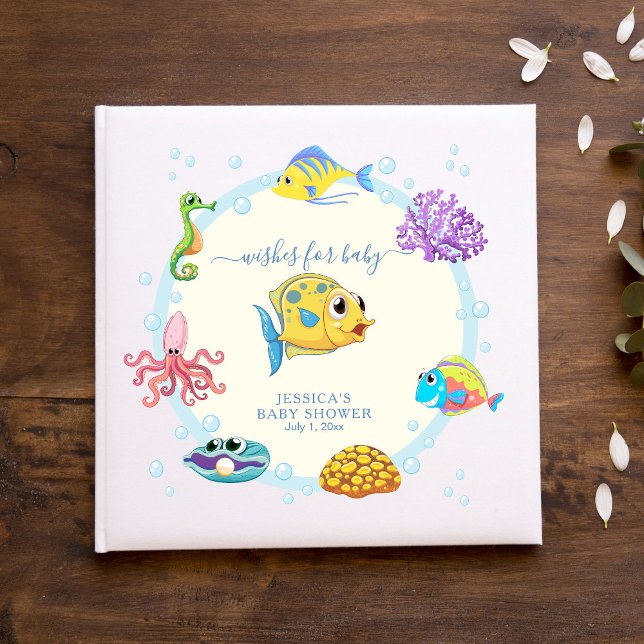 Libro De Visitas It's a Boy Under the Sea Baby Shower  (Subido por el creador)