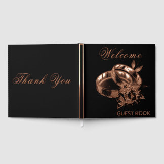 Libro De Visitas It's Our Wedding Day Wedding Rings Foil Gift Tag