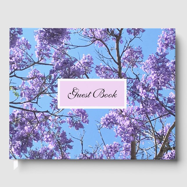 Libro De Visitas Jacaranda Blossoms (Anverso)