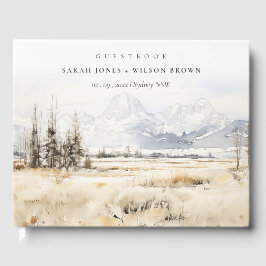 Libro De Visitas Jackson Hole Wyoming Landscape Rehearsal Dinner