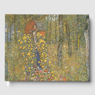 Libro De Visitas Jardín de granja con crucifijo (por Gustav Klimt)