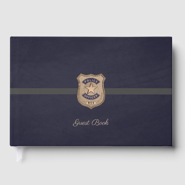 Libro De Visitas Jubilación de Oficial de Policía (Anverso)
