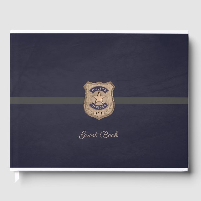 Libro De Visitas Jubilación de Oficial de Policía (Anverso)