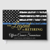 Jubilación policial Bandera estadounidense delgada