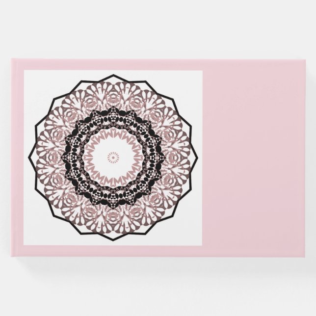 Libro De Visitas Kaleidoscope, mandala (Anverso)