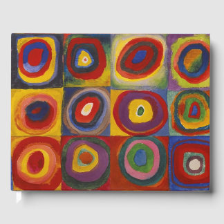 Libro De Visitas Kandinsky Farbstudie Quadrate Colourful Squares