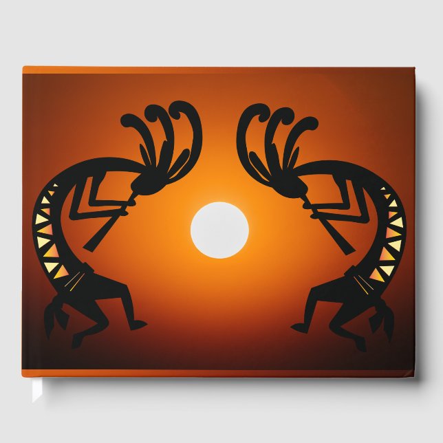 Libro De Visitas Kokopelli Southwestern Sun (Anverso)
