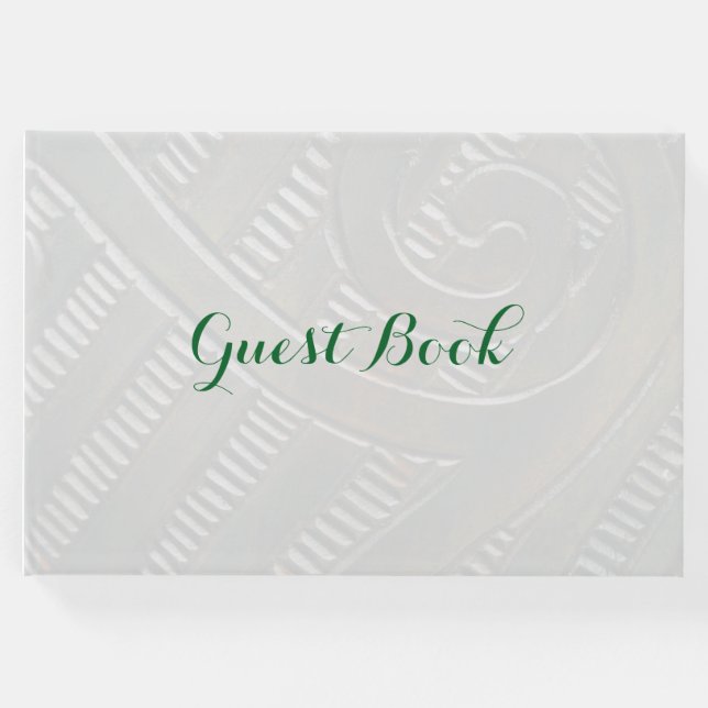 Libro De Visitas Koru Guest Book | Bodas de lujo (Anverso)