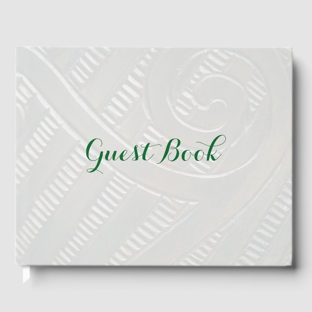 Libro De Visitas Koru Guest Book | Bodas de lujo (Anverso)