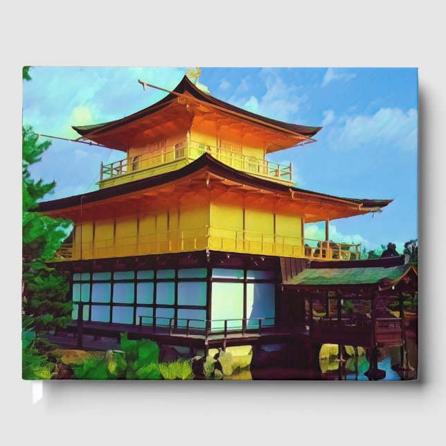 Libro De Visitas Kyoto - KINKAU - Pavillón de oro (Anverso)
