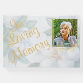 Libro De Visitas l 'In Love Memory' Foto Funeral Floral