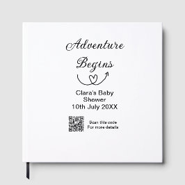 Libro De Visitas La aventura comienza con la ducha de bebé barrido