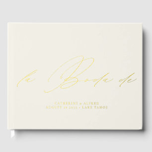 Libro De Visitas La Boda de Elegant Calligraphy Boda español