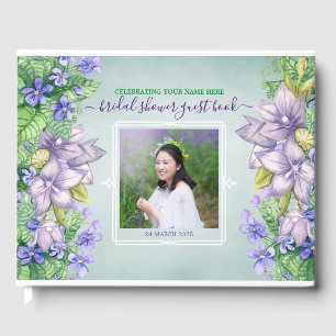 Libro De Visitas La boda de primavera de la ducha de novia viola tu