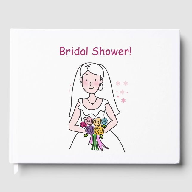 Libro De Visitas La ducha Boda-novia (Anverso)