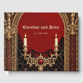 Libro De Visitas La elegancia oscura del estilo gótico.