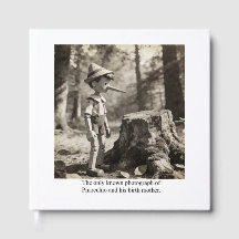 La única foto conocida de Pinocho y su madre