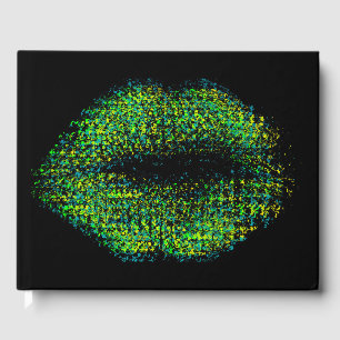 Libro De Visitas Labios de arte abstractos modernos #12