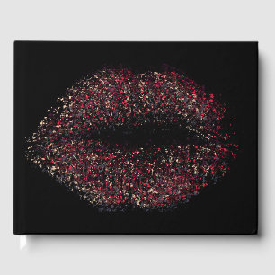 Libro De Visitas Labios de arte abstractos modernos #17