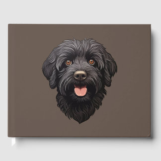 Libro De Visitas Labradoodle Perro Negro