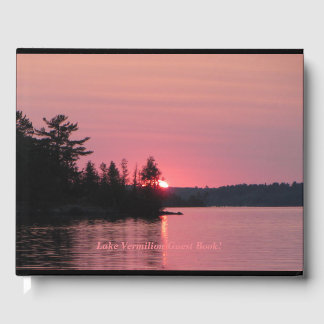 Libro De Visitas Lago Vermilion Sunset y Mapa