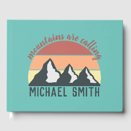 Libro De Visitas Las montañas de los pasteles de época llaman cielo