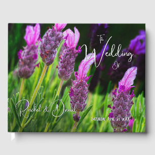 Libro De Visitas Lavanda, amor y devoción, Boda