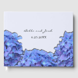 Libro De Visitas Lavender Hydrangeas Boda Floral