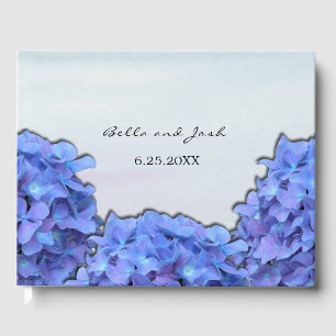 Libro De Visitas Lavender Hydrangeas Boda Floral